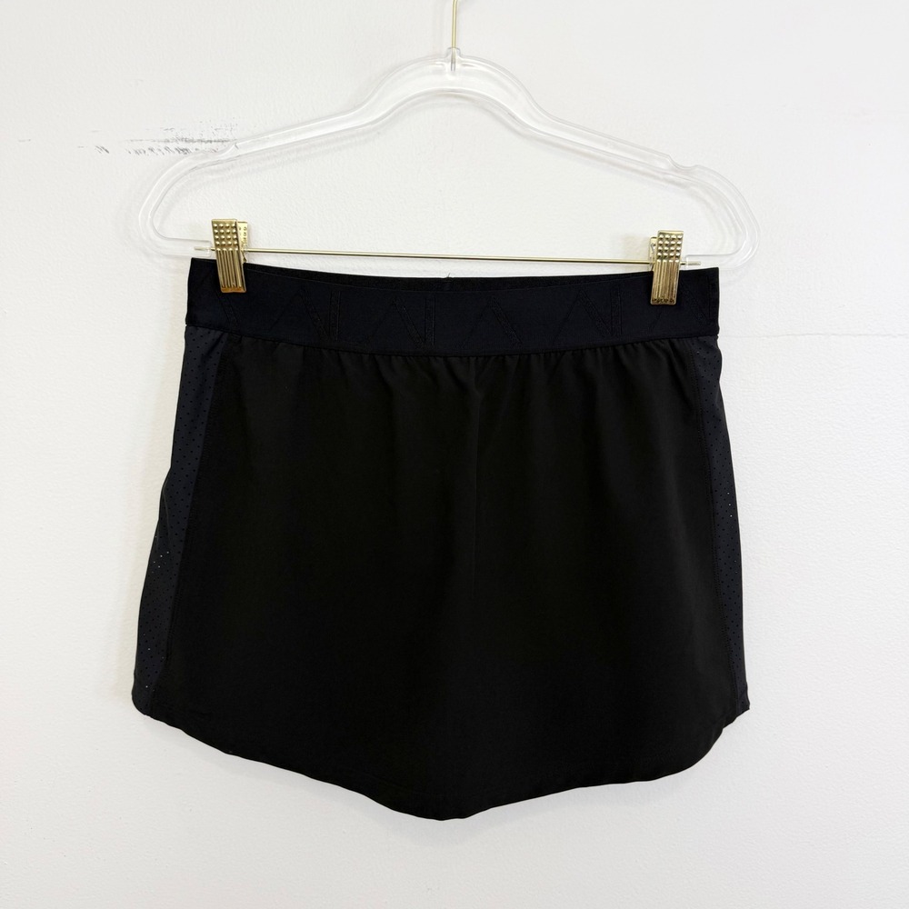 ALALA Black Performance Running Skort Built In Shorts Women's Small S